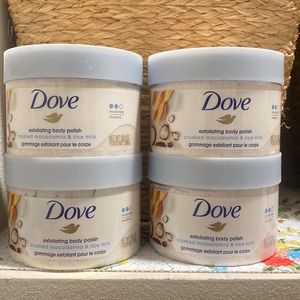 (4) Dove Exfoliating Body Polish